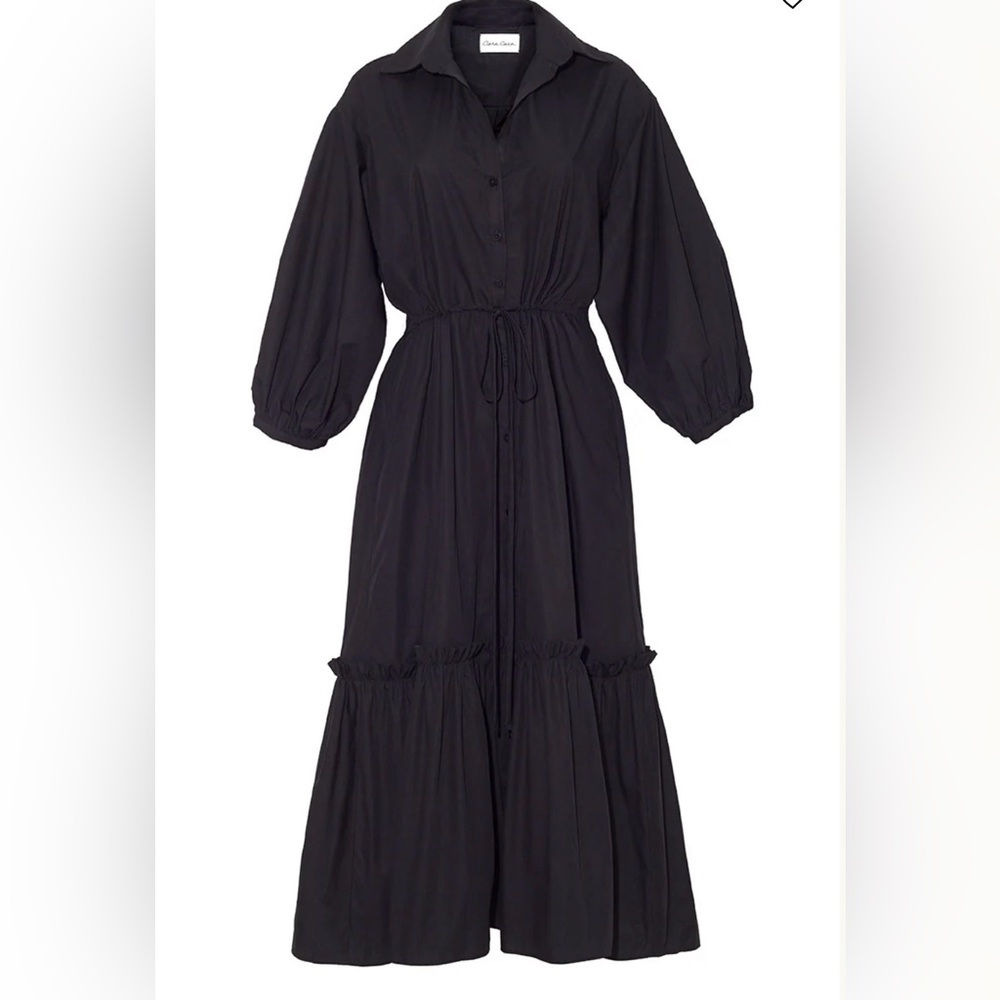 Cara Cara Black Poplin Hutton Dress